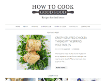 Tablet Screenshot of howtocookgoodfood.co.uk